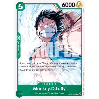 Carte One Piece Monkey.D.Luffy OP07-033 UC 500 Years In The Future Neuf EN LorenZone