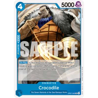Carte One Piece Crocodile OP07-040 UC 500 Years In The Future Neuf EN LorenZone