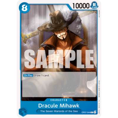 Carte One Piece Dracule Mihawk OP07-044 C 500 Years In The Future Neuf EN LorenZone
