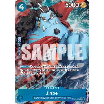 Carte One Piece Jinbe V2 OP07-045 SR 500 Years In The Future Neuf EN LorenZone