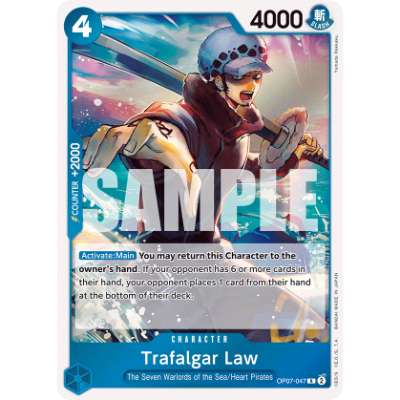 Carte One Piece Trafalgar Law V1 OP07-047 R 500 Years In The Future Neuf EN LorenZone