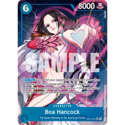 Carte One Piece Boa Hancock V2 OP07-051 SR 500 Years In The Future Neuf EN LorenZone