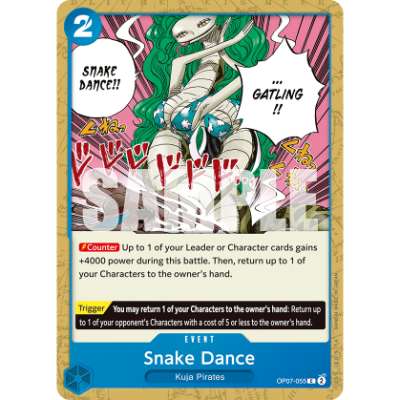 Carte One Piece Snake Dance OP07-055 C 500 Years In The Future Neuf EN LorenZone