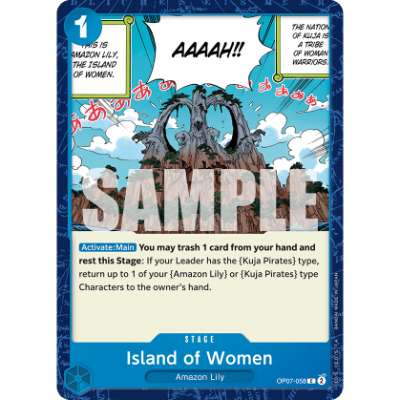 Carte One Piece Island of Women OP07-058 C 500 Years In The Future Neuf EN LorenZone