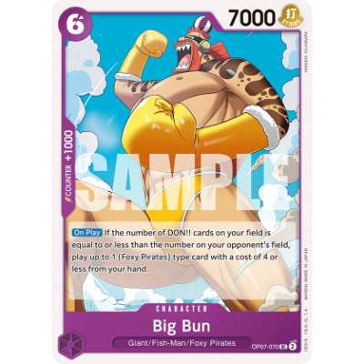 Carte One Piece Big Bun OP07-070 UC 500 Years In The Future Neuf EN LorenZone