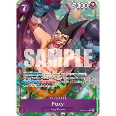 Carte One Piece Foxy V2 OP07-071 R 500 Years In The Future Neuf EN LorenZone