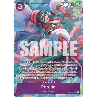 Carte One Piece Porche V2 OP07-072 SR 500 Years In The Future Neuf EN LorenZone