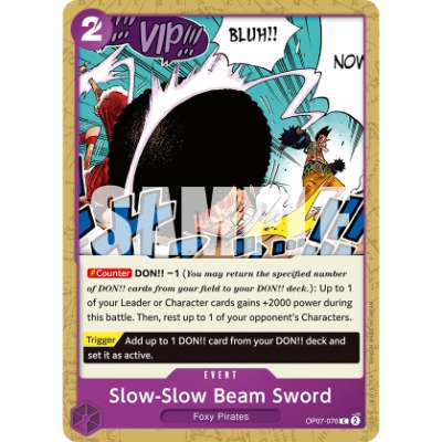Carte One Piece Noro Noro Beam Sword OP07-076 C 500 Years In The Future Neuf EN LorenZone