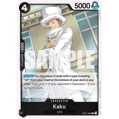 Carte One Piece Kaku OP07-080 R 500 Years In The Future Neuf EN LorenZone