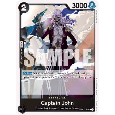 Carte One Piece Captain John OP07-082 UC 500 Years In The Future Neuf EN LorenZone