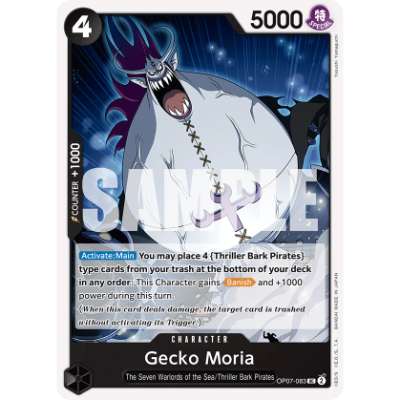 Carte One Piece Gecko Moria OP07-083 UC 500 Years In The Future Neuf EN LorenZone