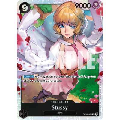 Carte One Piece Stussy V1 OP07-085 SR 500 Years In The Future Neuf EN LorenZone