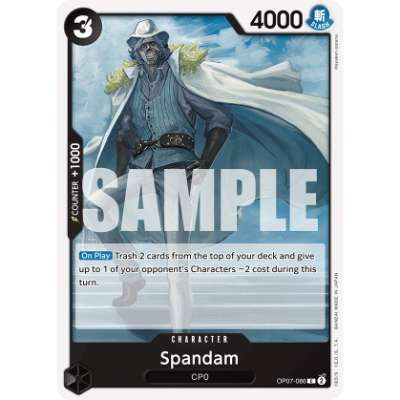 Carte One Piece Spandam OP07-086 C 500 Years In The Future Neuf EN LorenZone