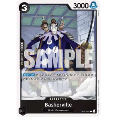 Carte One Piece Baskerville OP07-087 C 500 Years In The Future Neuf EN LorenZone