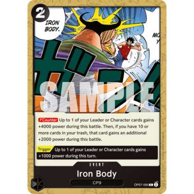 Carte One Piece Iron Body OP07-095 C 500 Years In The Future Neuf EN LorenZone