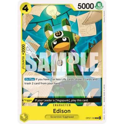 Carte One Piece Edison OP07-100 C 500 Years In The Future Neuf EN LorenZone