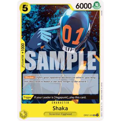 Carte One Piece Shaka OP07-101 UC 500 Years In The Future Neuf EN LorenZone