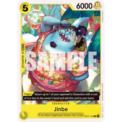 Carte One Piece Jinbe OP07-102 C 500 Years In The Future Neuf EN LorenZone