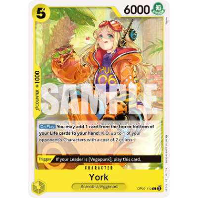 Carte One Piece York OP07-110 C 500 Years In The Future Neuf EN LorenZone