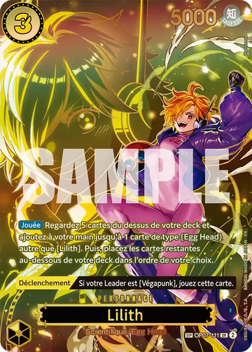 Carte One Piece Lilith OP07-111 - Successeurs