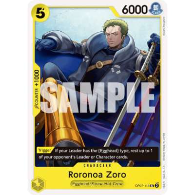 Carte One Piece Roronoa Zoro OP07-113 UC 500 Years In The Future Neuf EN LorenZone