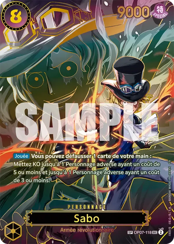 Carte One Piece Sabo OP07-118 - Successeurs