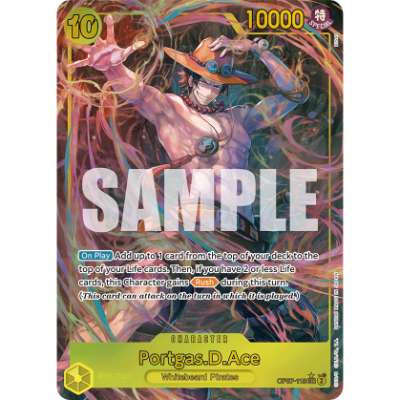 Carte One Piece Portgas.D.Ace V2 OP07-119 SEC 500 Years In The Future Neuf EN LorenZone