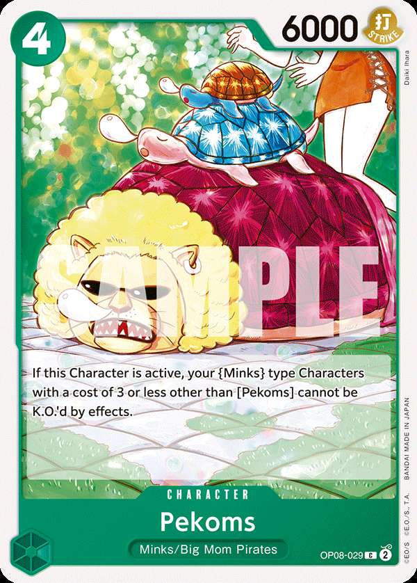 Carte One Piece Pekoms OP08-029 C Two Legends Neuf EN LorenZone