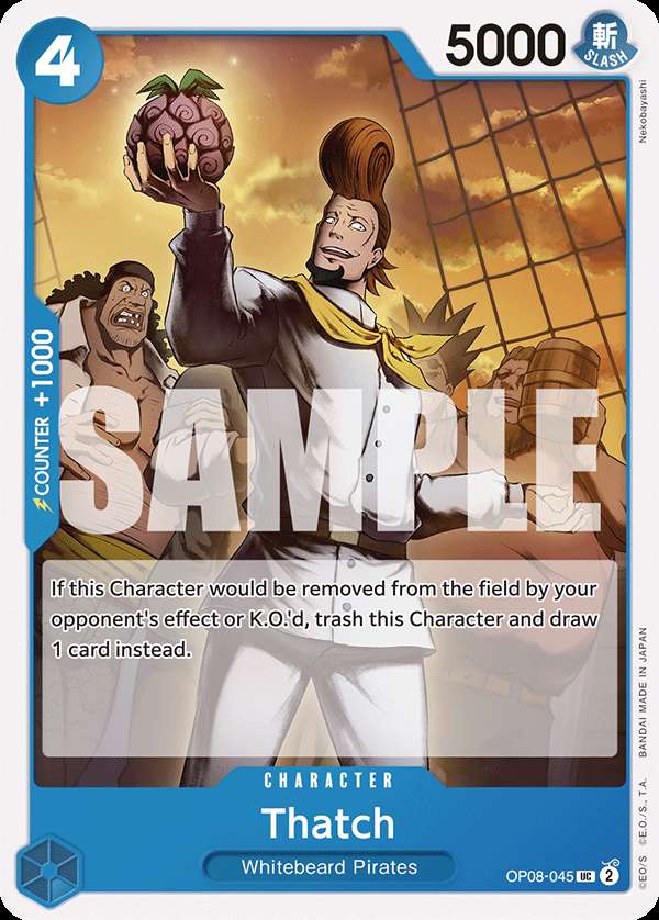 Carte One Piece Thatch OP08-045 UC Two Legends Neuf EN LorenZone