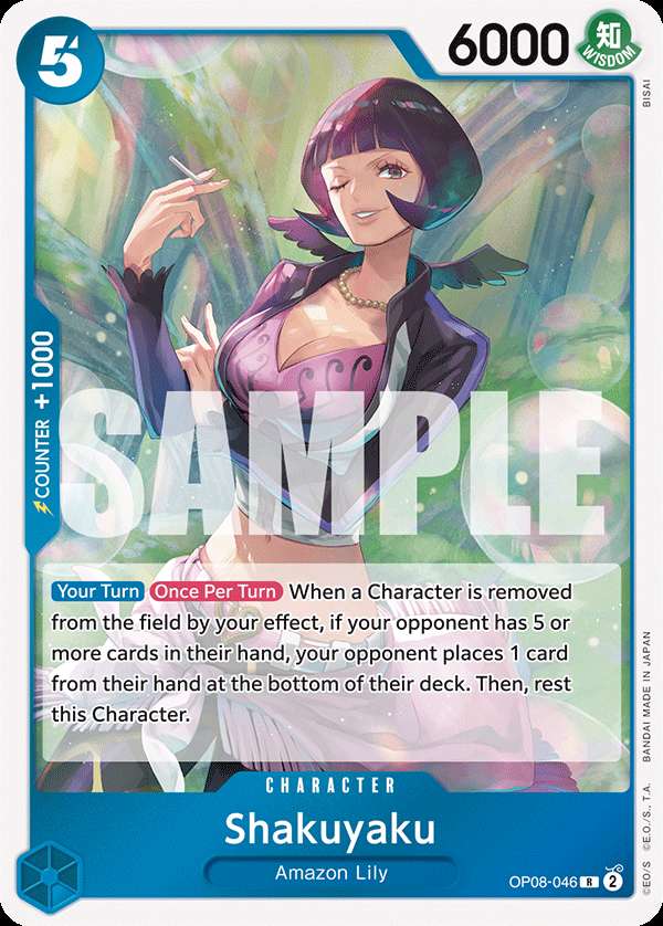Carte One Piece Shakuyaku OP08-046 R Two Legends Neuf EN LorenZone