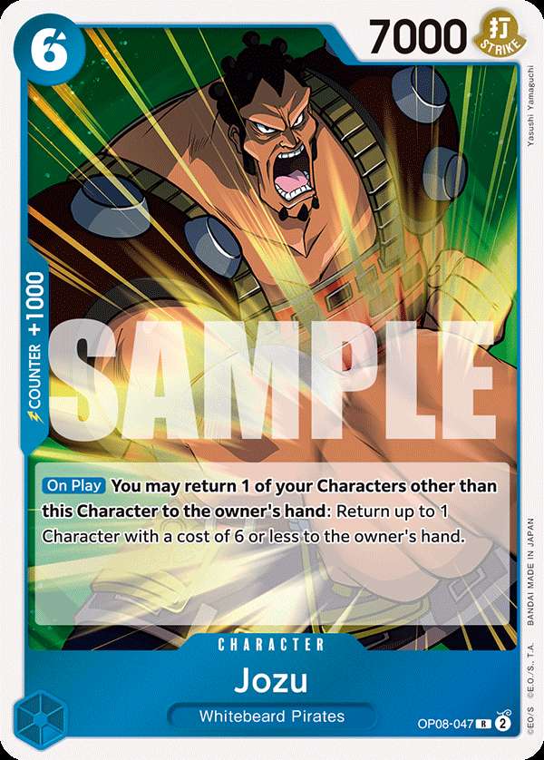 Carte One Piece Jozu OP08-047 R Two Legends Neuf EN LorenZone