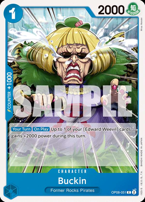 Carte One Piece Buckin OP08-051 C Two Legends Neuf EN LorenZone
