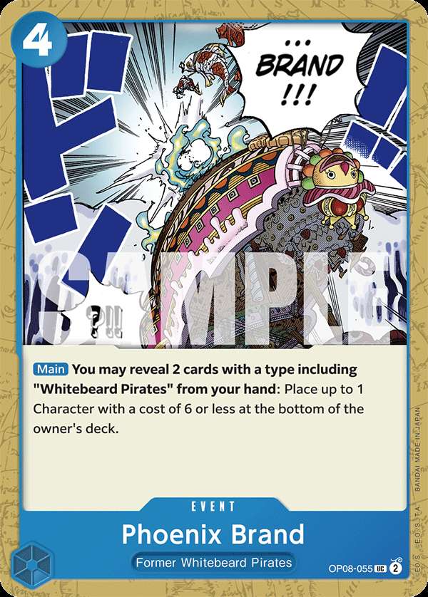 Carte One Piece Phoenix Brand OP08-055 UC Two Legends Neuf EN LorenZone