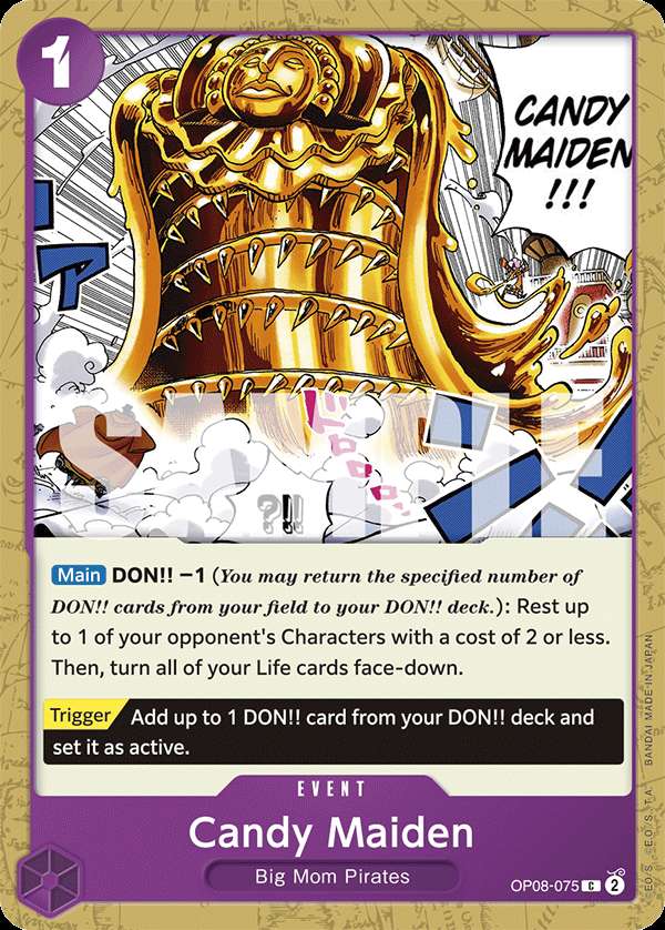 Carte One Piece Candy Maiden OP08-075 C Two Legends Neuf EN LorenZone