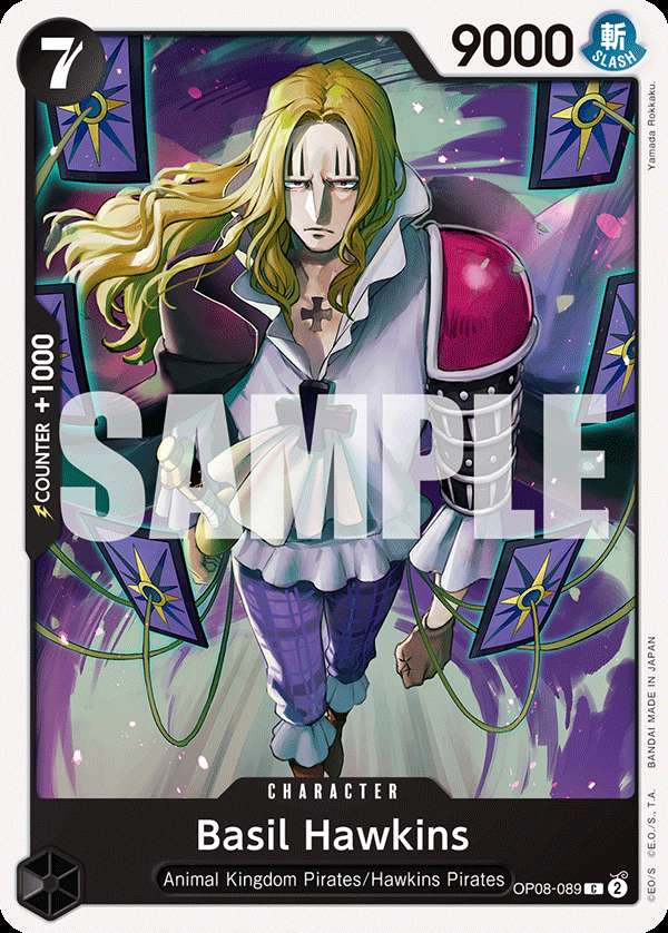Carte One Piece Basil Hawkins OP08-089 C Two Legends Neuf EN LorenZone