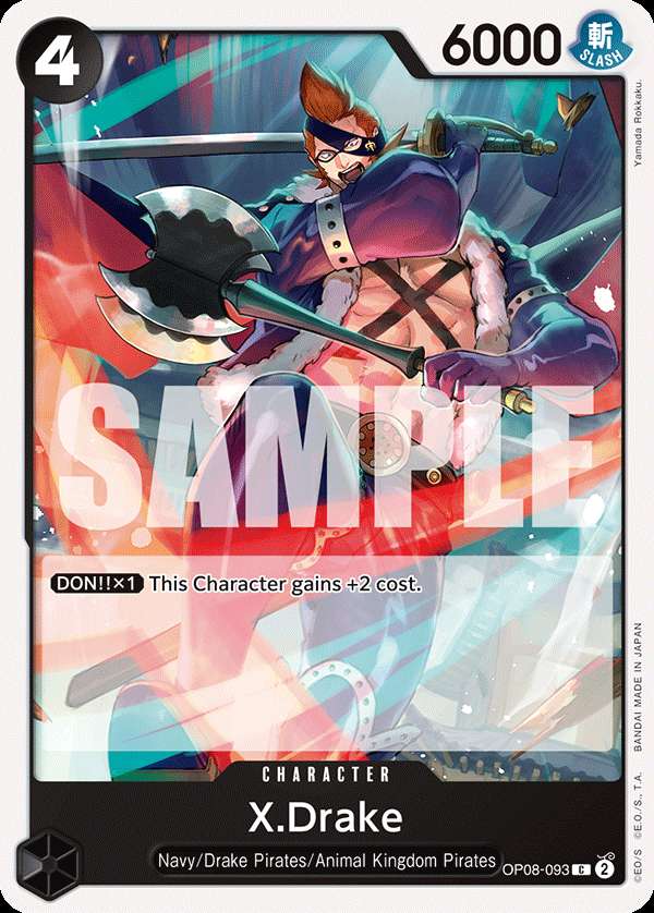 Carte One Piece X.Drake OP08-093 C Two Legends Neuf EN LorenZone