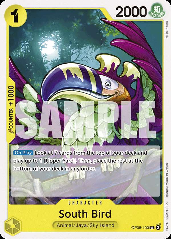 Carte One Piece South Bird OP08-100 UC Two Legends Neuf EN LorenZone