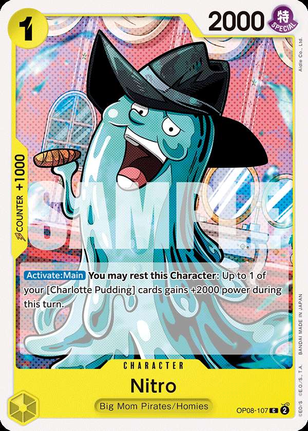 Carte One Piece Nitro OP08-107 C Two Legends Neuf EN LorenZone