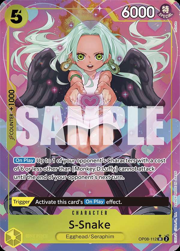 Carte One Piece S-Snake V2 OP08-112 SR Two Legends Neuf EN LorenZone