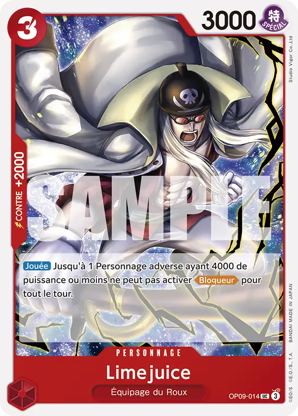 Carte One Piece OP09-014 Limejuice V1 | LorenZone