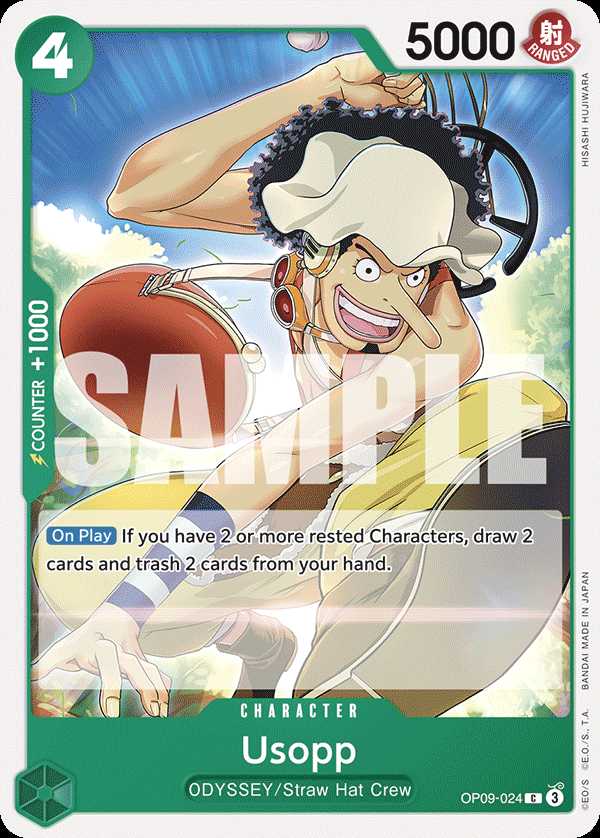 Carte One Piece Usopp OP09-024 C Emperors In The New World Neuf EN LorenZone