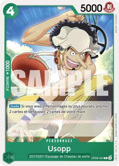 Carte One Piece Usopp OP09-024 C Les Nouveaux Empereurs Neuf FR LorenZone