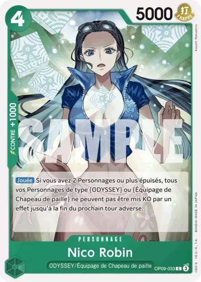 Carte One Piece Nico Robin OP09-033 C Les Nouveaux Empereurs Neuf FR LorenZone