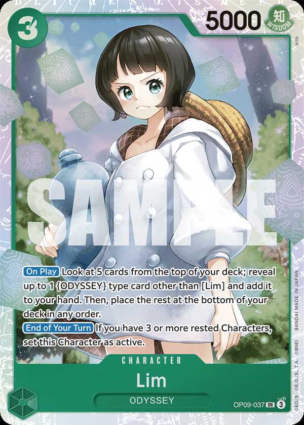 Carte One Piece Lim V1 OP09-037 SR Emperors In The New World Neuf EN LorenZone