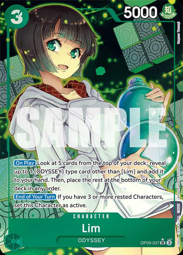Carte One Piece Lim V2 OP09-037 SR Emperors In The New World Neuf EN LorenZone