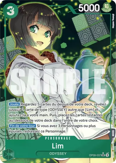 Carte One Piece Lim V2 OP09-037 SR Les Nouveaux Empereurs Neuf FR LorenZone