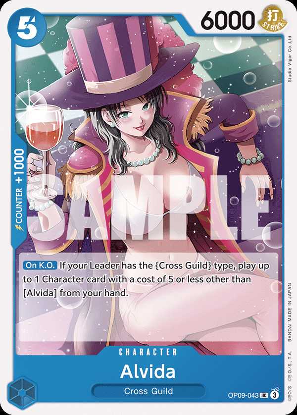Carte One Piece Alvida OP09-043 UC Emperors In The New World Neuf EN LorenZone