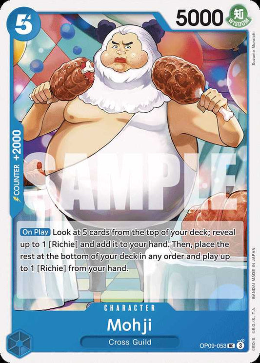Carte One Piece Mohji OP09-053 UC Emperors In The New World Neuf EN LorenZone