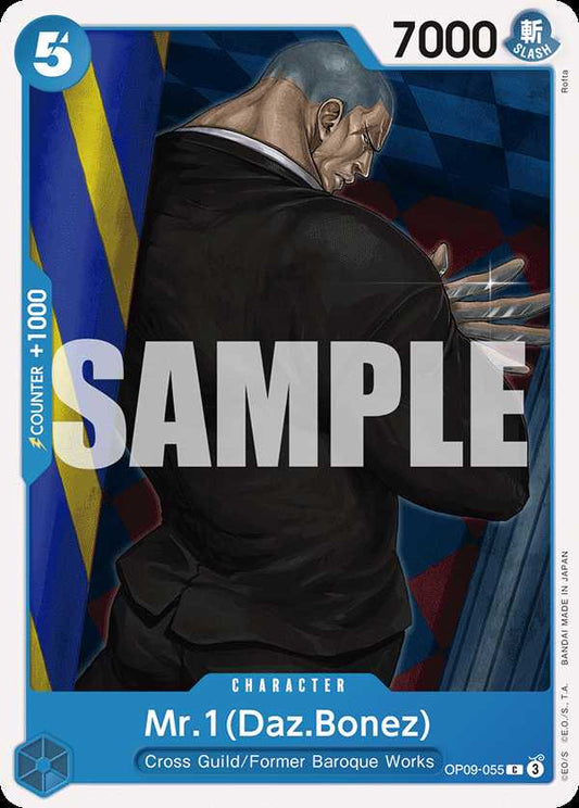 Carte One Piece Mr.1 (Daz.Bonez) OP09-055 C Emperors In The New World Neuf EN LorenZone