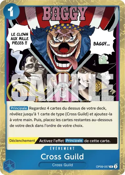 Carte One Piece Cross Guild OP09-057 R Les Nouveaux Empereurs Neuf FR LorenZone
